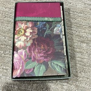 Floral Address Book with Grosgrain & Alphabet Tabs